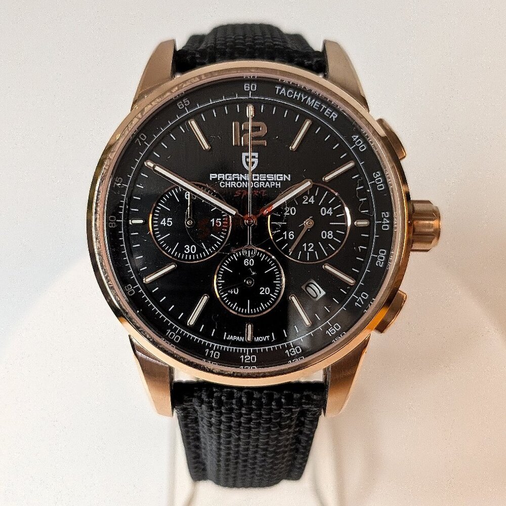 Pagani Design Men's VK63 Meca-Quartz Chronograph Watch